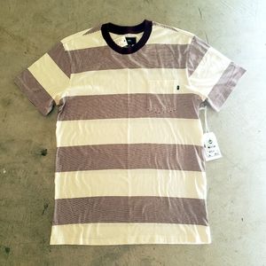OBEY Striped Men's Short Sleeve